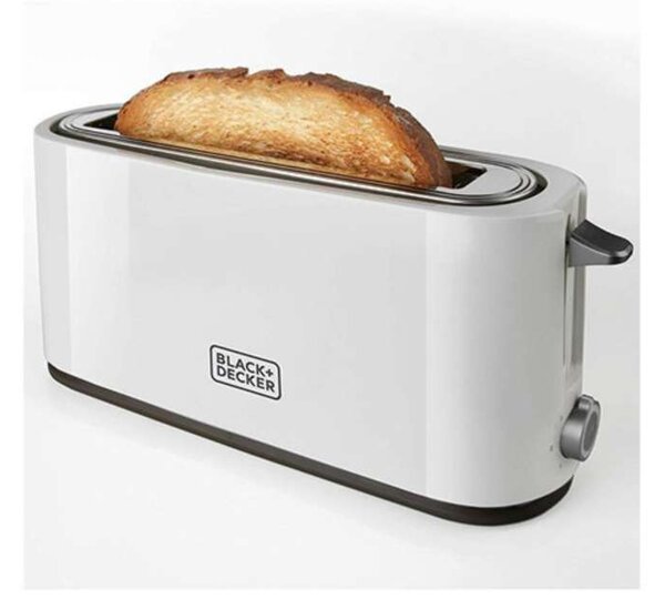 Topinkovač Black+Decker BXTO1001E – 1000 W, bílý