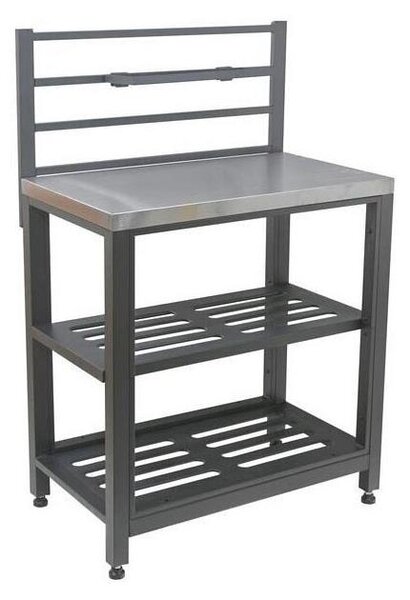 Venkovní modul stůl 80x47x123 cm černá/nerez