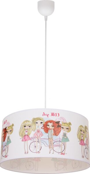 Dětský lustr GIRLS VIBES 1xE27/60W/230V pr. 40 cm dívky