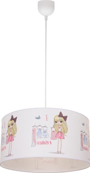 Dětský lustr GIRLS VIBES 1xE27/60W/230V pr. 40 cm I love fashion