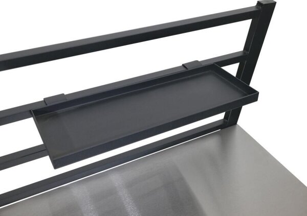 Venkovní modul stůl 80x47x123 cm černá/nerez