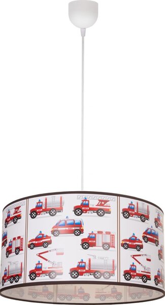 Dětský lustr KIDS ROOM 1xE27/60W/230V pr. 40 cm hasiči