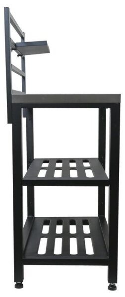 Venkovní modul stůl 80x47x123 cm černá/nerez