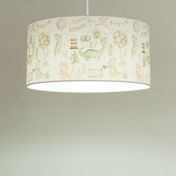 Dětský lustr KIDS ROOM 1xE27/60W/230V pr. 40 cm dinosaurus