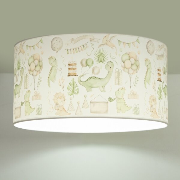 Dětské stropní svítidlo KIDS ROOM 1xE27/60W/230V pr. 40 cm dinosaurus