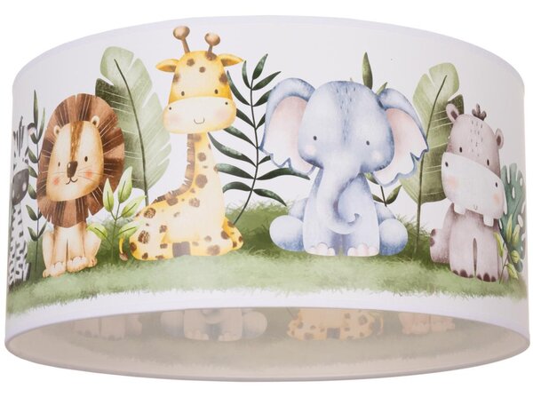 Dětské stropní svítidlo KIDS ROOM 1xE27/60W/230V pr. 40 cm džungle