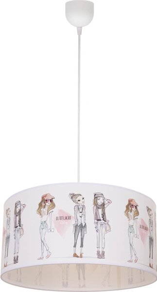 Dětský lustr GIRLS VIBES 1xE27/60W/230V pr. 40 cm dívky