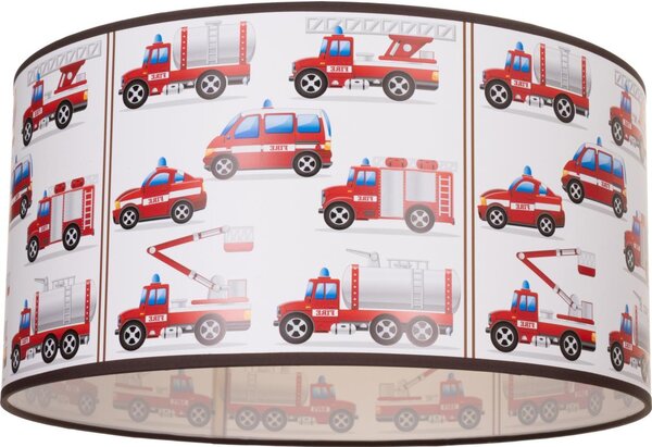 Dětské stropní svítidlo KIDS ROOM 1xE27/60W/230V pr. 40 cm hasiči