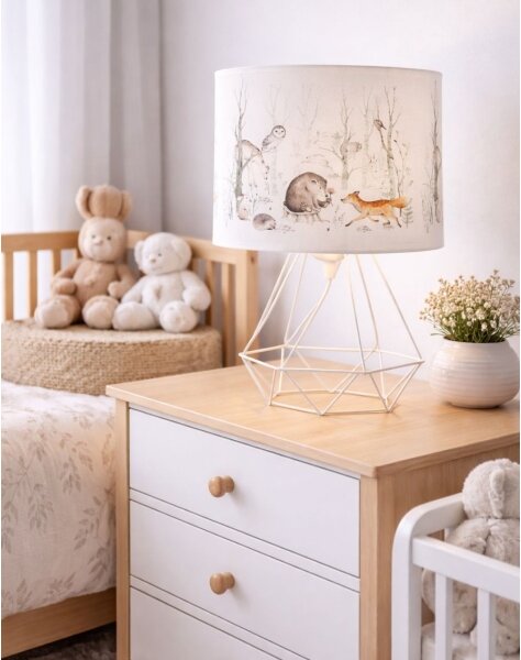 Dětská stolní lampa KIDS ROOM 1xE27/60W/230V pr. 18 cm zvířátka