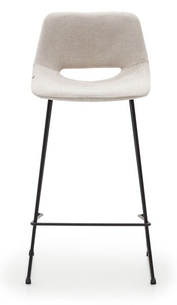 Béžová barová židle (výška sedáku 65 cm) Zahara – Kave Home