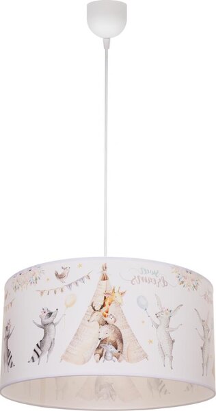 Dětský lustr KIDS ROOM 1xE27/60W/230V pr. 40 cm zvířátka