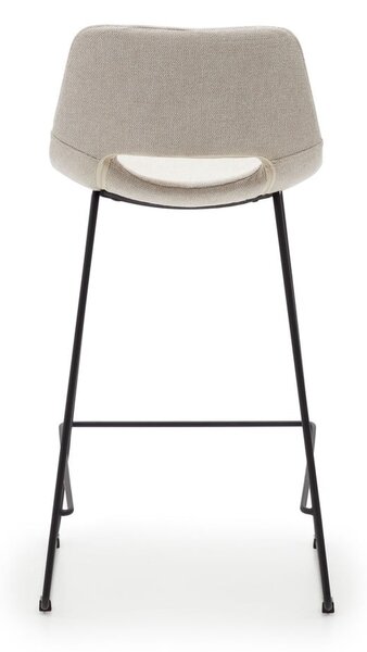 Béžová barová židle (výška sedáku 65 cm) Zahara – Kave Home