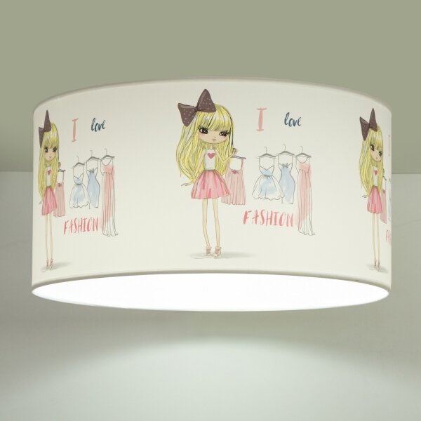 Dětské stropní svítidlo GIRLS VIBES 1xE27/60W/230V pr. 40 cm I love fashion