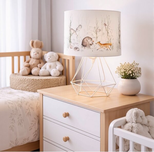 Dětská stolní lampa KIDS ROOM 1xE27/60W/230V pr. 18 cm zvířátka