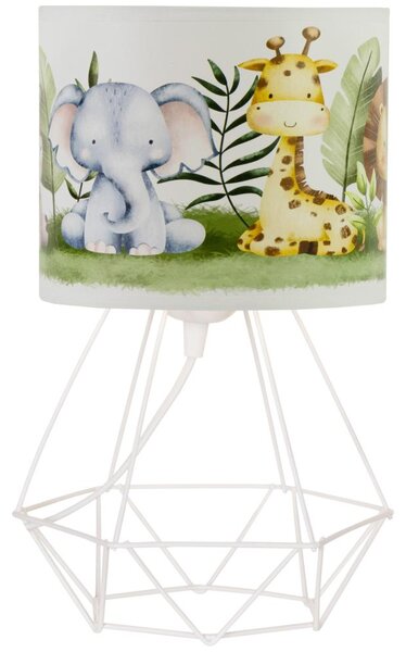 Dětská stolní lampa KIDS ROOM 1xE27/60W/230V pr. 18 cm džungle