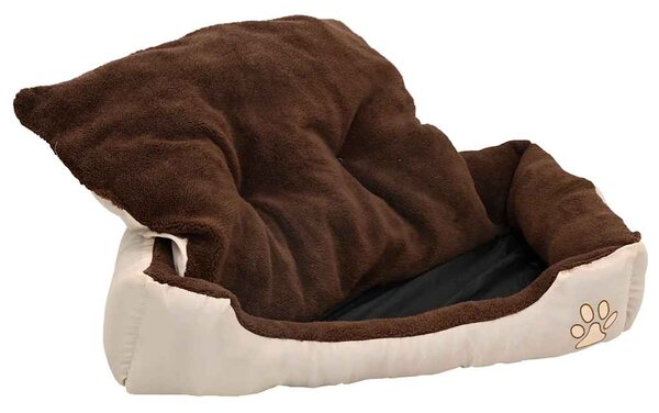 Teplý pelíšek pro psy s polstrovaným polštářem XL 170202