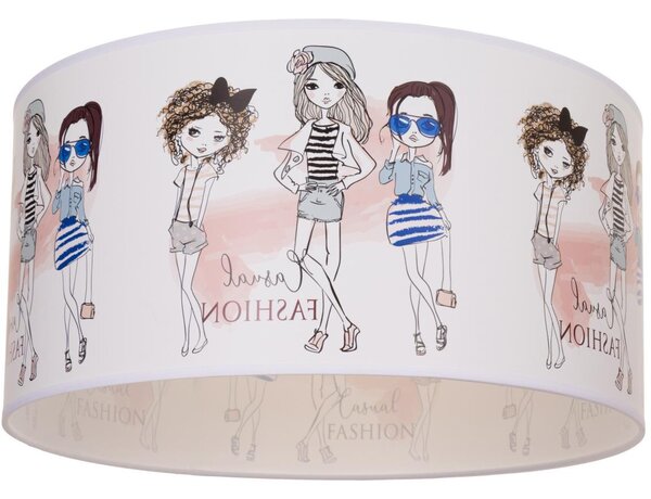 Dětské stropní svítidlo GIRLS VIBES 1xE27/60W/230V pr. 40 cm dívky