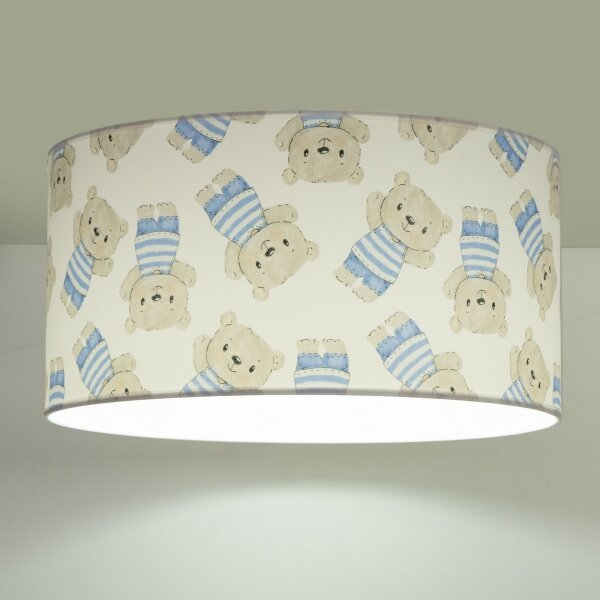 Dětské stropní svítidlo KIDS ROOM 1xE27/60W/230V pr. 40 cm medvídek