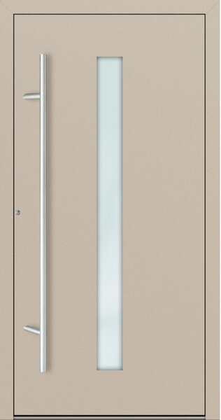 Hliníkové vchodové dveře FM Turen Premium P90 M01 krémová RAL1015