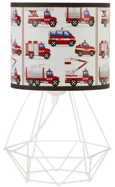 Dětská stolní lampa KIDS ROOM 1xE27/60W/230V pr. 18 cm hasiči