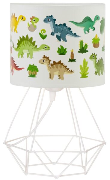 Dětská stolní lampa KIDS ROOM 1xE27/60W/230V pr. 18 cm dinosaurus