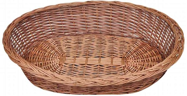 Proutěný koš / pelech pro psa přírodní 90 cm 170340