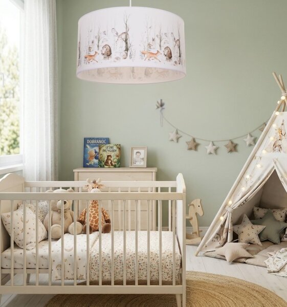 Dětský lustr KIDS ROOM 1xE27/60W/230V pr. 40 cm zvířátka