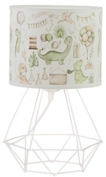 Dětská stolní lampa KIDS ROOM 1xE27/60W/230V pr. 18 cm dinosaurus