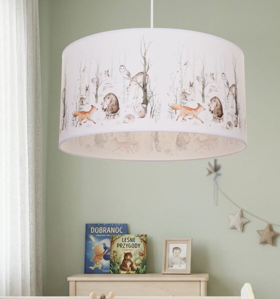 Dětský lustr KIDS ROOM 1xE27/60W/230V pr. 40 cm zvířátka