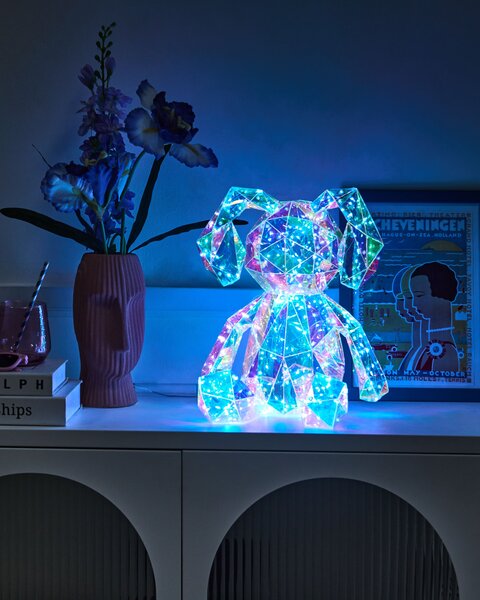 LED dekorace Králík KINTAUS Vícebarevná