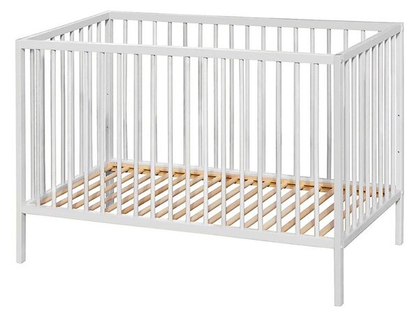 PETITE&MARS - Dětská postýlka NELA BEECH 120x60 cm bílá/buk