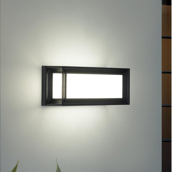 Brilagi - Venkovní nástěnné svítidlo PARKER 1xE27/60W/230V černá IP44