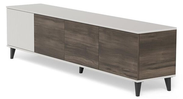 HALMAR TV stolek Random 200 cm kašmír/ořech