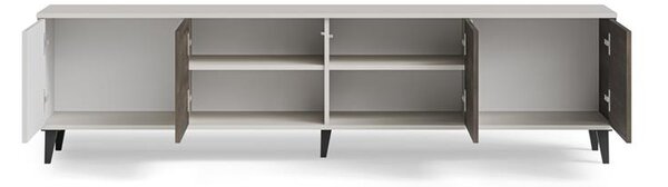 HALMAR TV stolek Random 200 cm kašmír/ořech