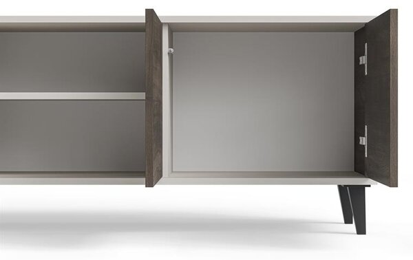 HALMAR TV stolek Random 200 cm kašmír/ořech