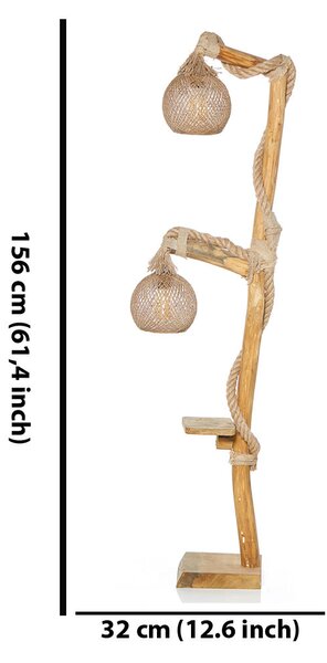 ASIR Stojací lampa ARBORETUM přírodní