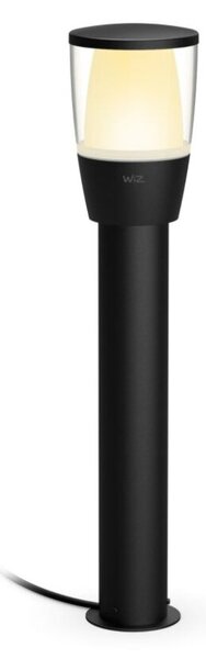 Philips Wiz Colors 8720169071797 ELPAS Bollard Starter kit venkovní sloupkové svítidlo LED V518mm 4,8W/320lm 2700-5000K+RGB IP65 (Adaptér IP44) černá + adaptér