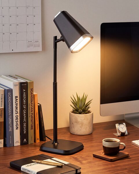 LED bezdrátová stolní lampa MUSCA se stmívačem Černá