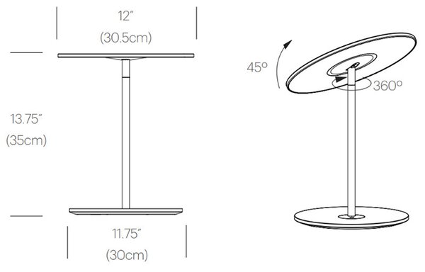 Pablo designové stolní lampy Circa