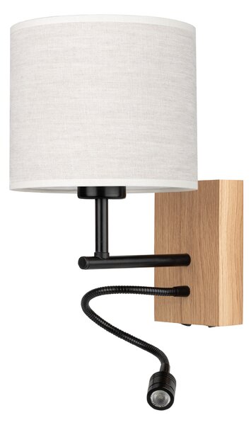 BRITOP Nástěnné svítidlo BOHO SONAR, 1W + 1xE27, Ø 17,5 cm, CRI80