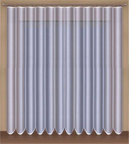 Hotová záclona nebo balkonová záclona, Edita, bílá 200 x 250 cm dveře