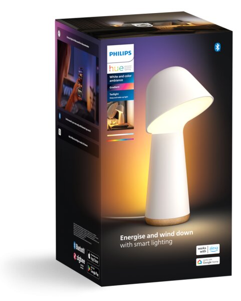 Philips Hue White and color ambiance 8720169262997 Twilight stolní lampička LED V330mm 13,4W/1380lm 2000-6500K+RGB bílá