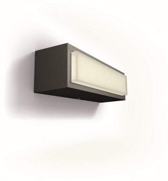 Philips 8720169257498 UltraEfficient Stratosphere venkovní nástěnné svítidlo LED 3,8W/800lm 4000K IP44 antracit