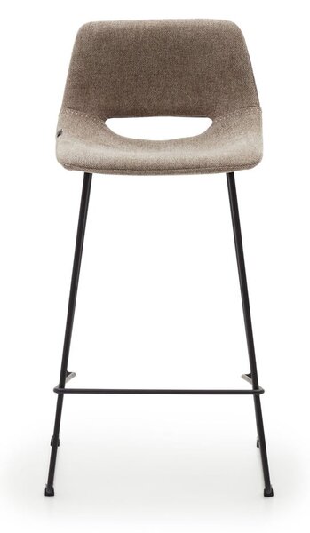 Světle hnědá barová židle (výška sedáku 65 cm) Zahara – Kave Home