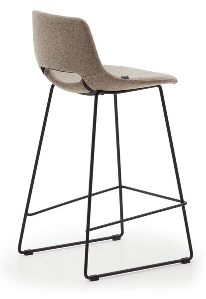 Světle hnědá barová židle (výška sedáku 65 cm) Zahara – Kave Home