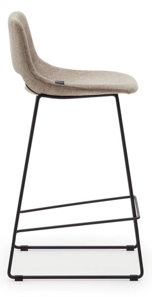 Světle hnědá barová židle (výška sedáku 65 cm) Zahara – Kave Home