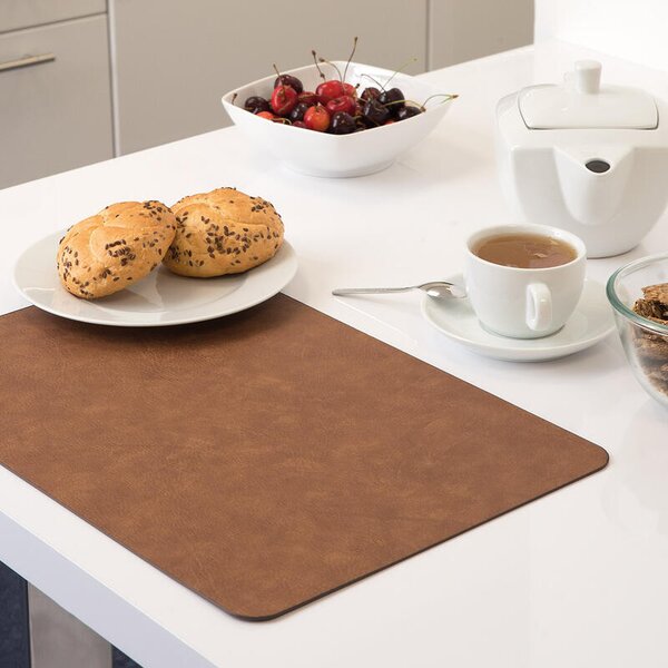 Prostírání SKIN DUO oříšková+tmavě hnědá 30 x 45 cm