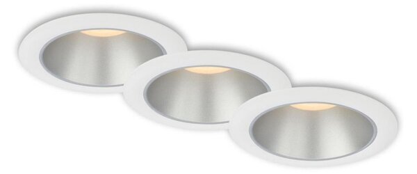 Briloner 7041-036 - SADA 3x LED Koupelnové podh. svítidlo LED/4,9W/230V bílá