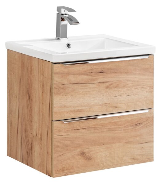 Comad Capri Oak 60 koupelnová sestava vč. keramického umyvadla Typ nábytku: Umyvadlová skříňka
