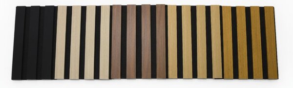JAKS Lamelový panel na zeď 255 x 46 cm dub lattte